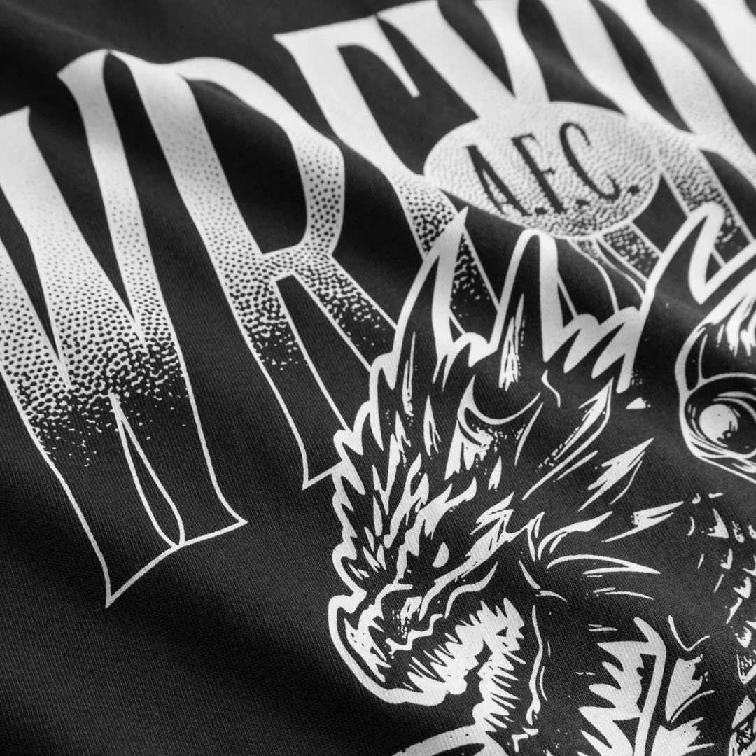 Wrexham Grey Dragon T-Shirt - Image 3